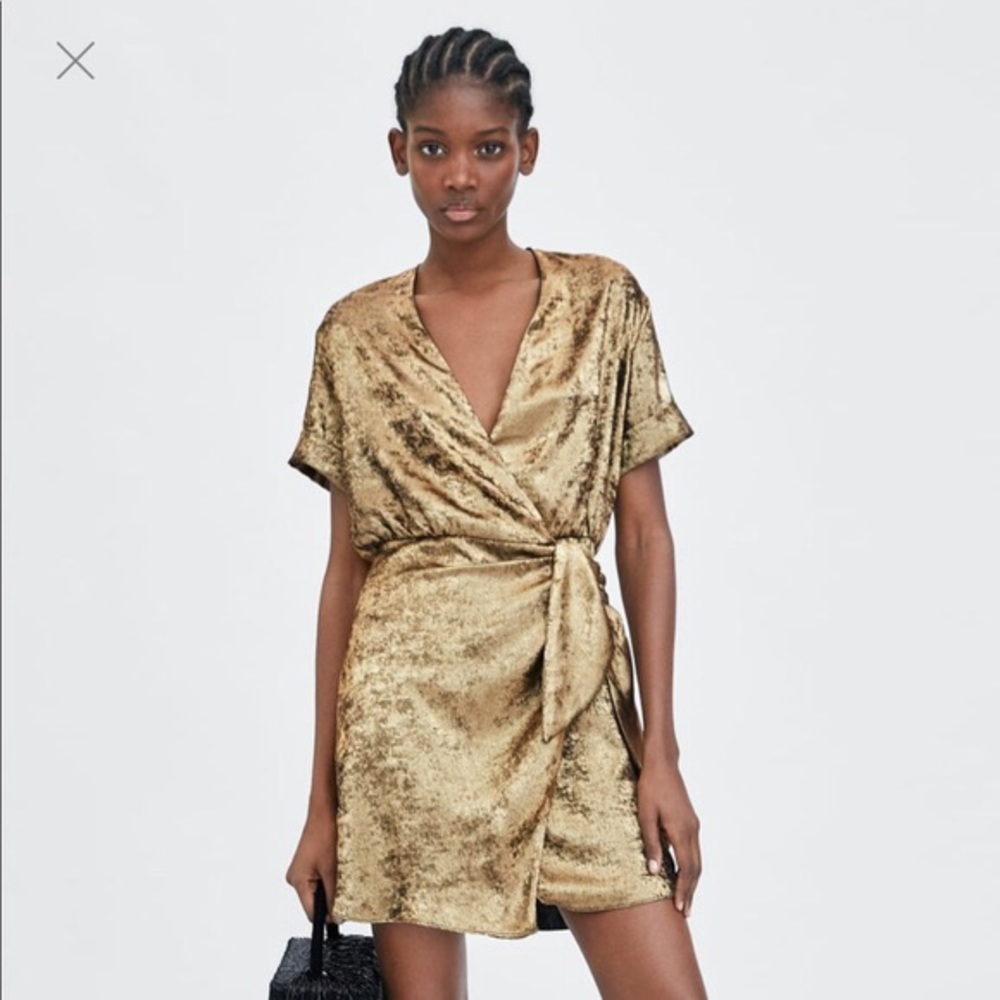 Gold Zara Dress!!